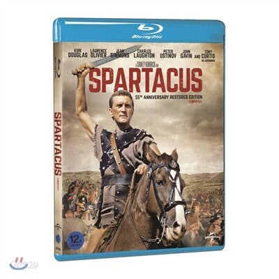 Spartacus(1960) Blu-ray Korea Import Region A English Sub