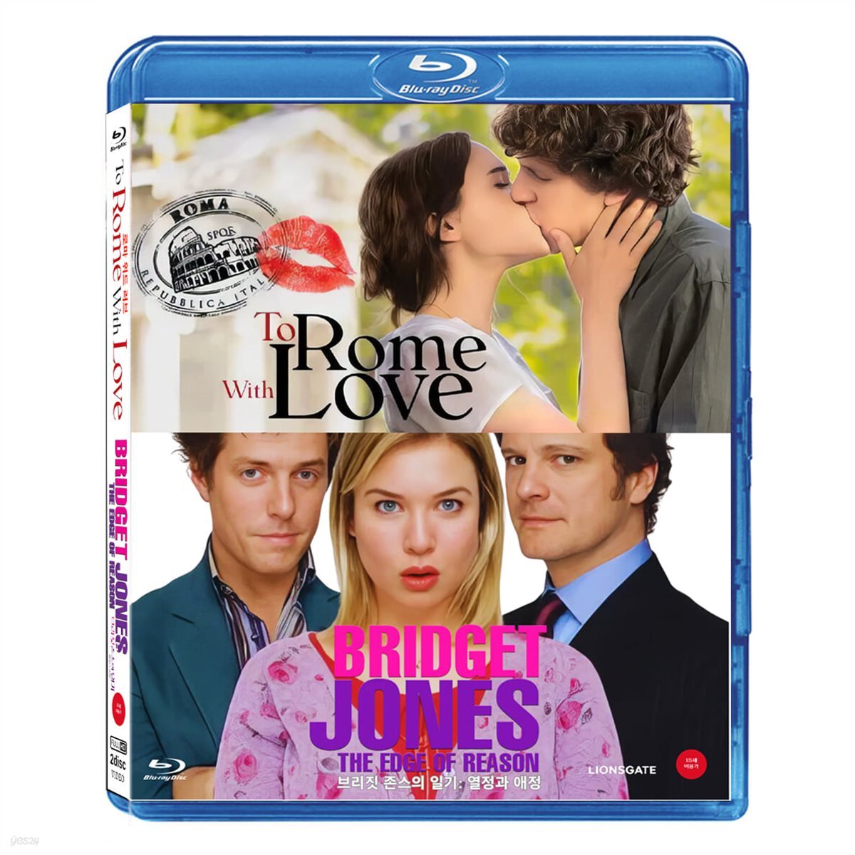 To Rome With Love - Bridget Jones - The Edge Of Reason Blu-ray Blu-ray 2-Disc