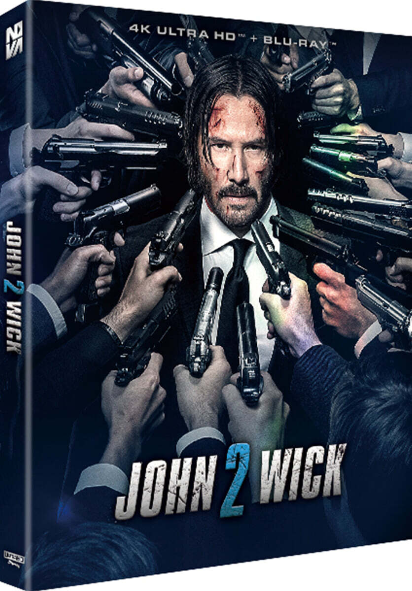 John Wick 2 4K UHD Blu-ray Slipcase Limited Edition 2-Disc Korea Import
