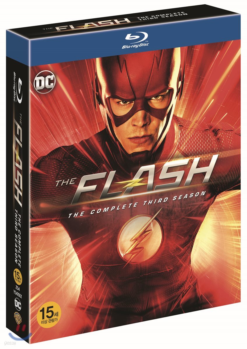 The Flash Season 3 Blu-ray 4-Disc Korea Import Region A English Sub