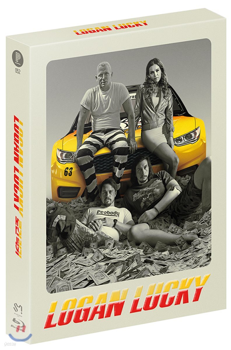 Logan Lucky Blu-ray Full Slip Steelbook 1-Disc Korea Import Region A English Sub