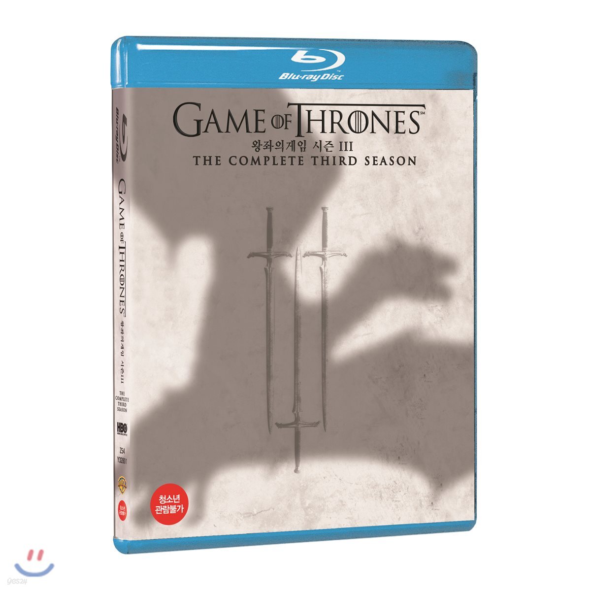 Game Of Thrones Season 3 Blu-ray 5-Disc TV Series Korea Import Region A