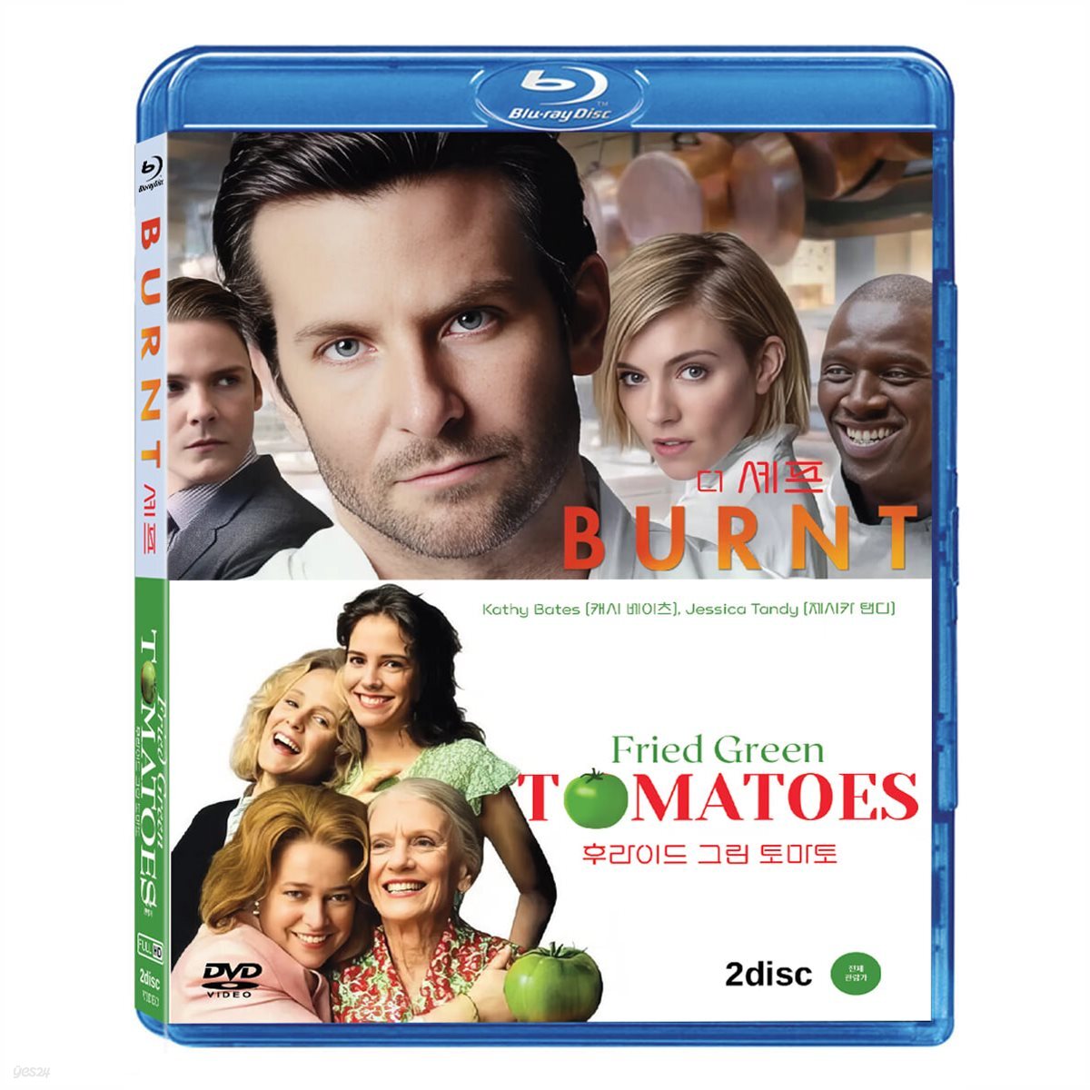 Burnt (Blu-ray) / Fried Green Tomatoes DVD Blu-ray 2-Disc Korea Import Region A