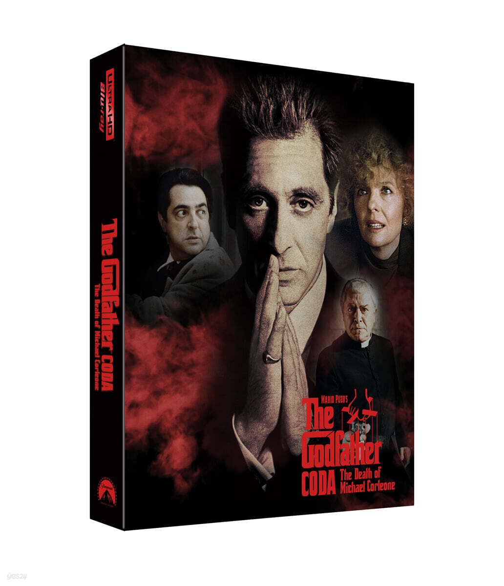 Mario Puzo's The Godfather 4K UHD Blu-ray Lenticular Steelbook 4-Disc Korea Import