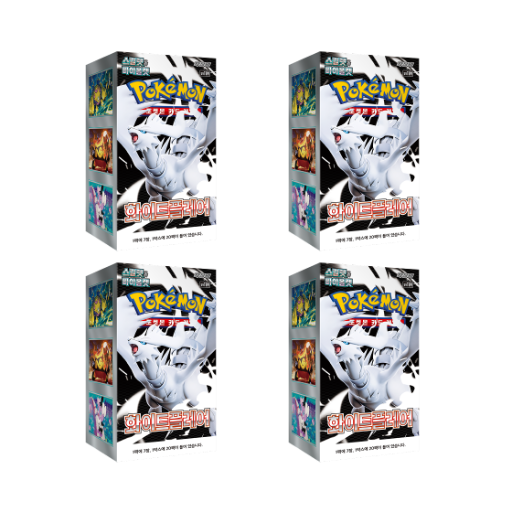 Pokemon Scarlet & Violet Expansion Pack White Flare 4 Boxes Korean Ver Sealed