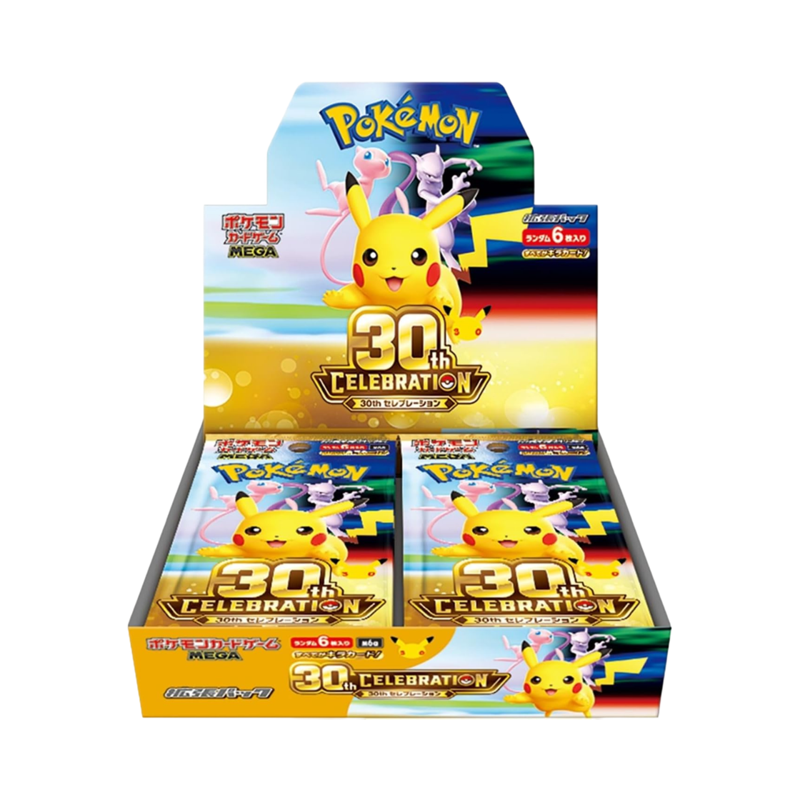 Pokemon Mega Expansion 30th Celebration Pack Booster Box Japanese Ver Sealed