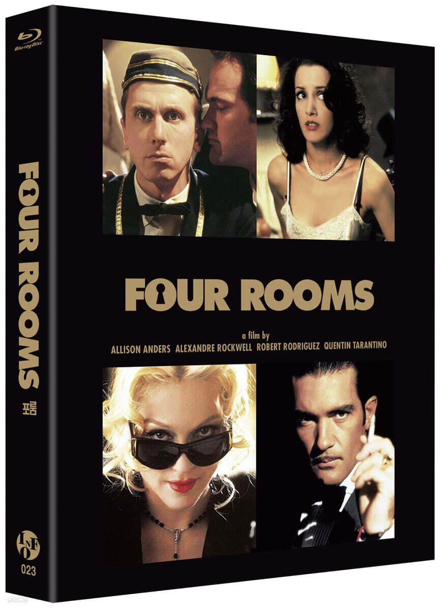 Four Rooms Blu-ray Slipcase Limited Edition 1-Disc Korea Import Region A