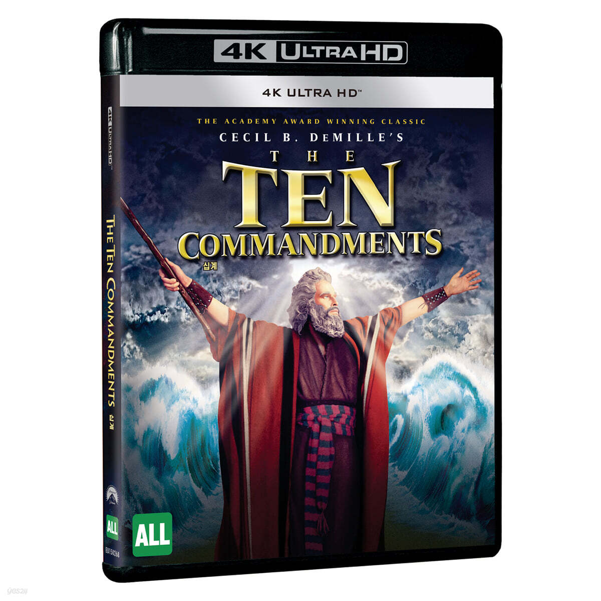 The Ten Commandments (1956) 4K UHD Blu-ray 1-Disc Korea Import Region Free