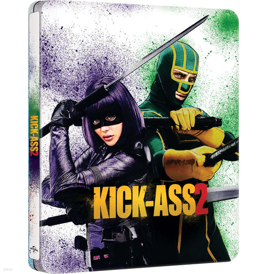 Kick-ass 2 4K UHD Blu-ray Steelbook Limited Edition 2-Disc Korea Import