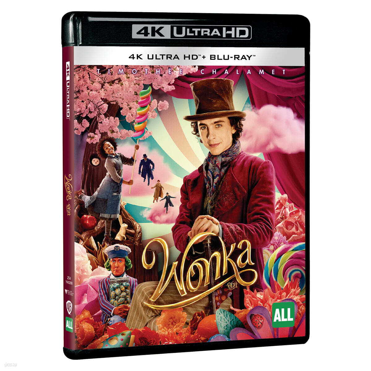 Wonka 4K UHD Blu-ray 2-Disc Korea Import Region Free English Sub
