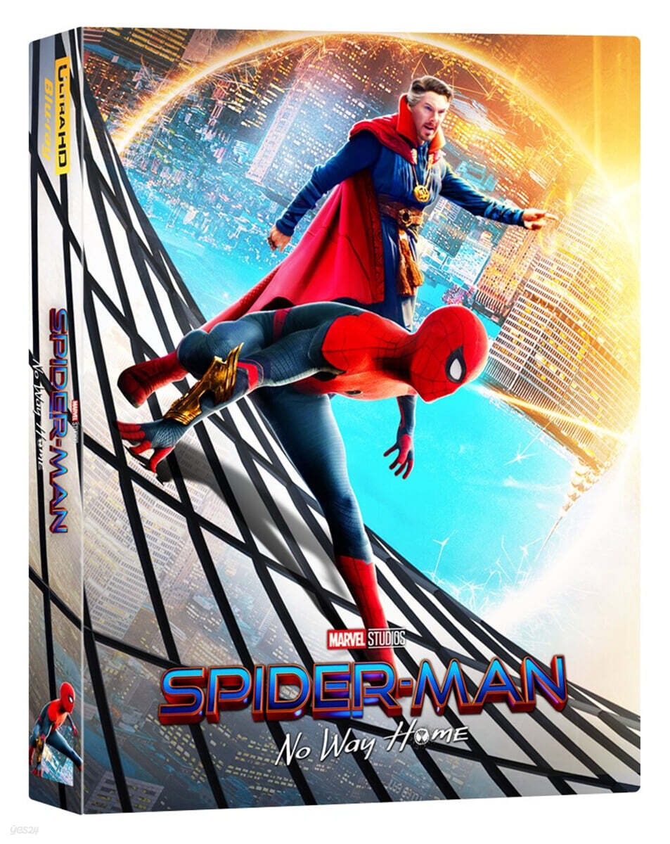 Spider-man: No Way Home 4K UHD Blu-ray Lenticular Steelbook 2-Disc Korea Import