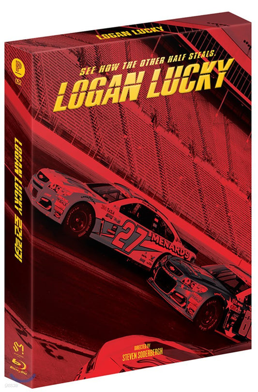 Logan Lucky Blu-ray Full Slip Steelbook 1-Disc Korea Import Region A English Sub