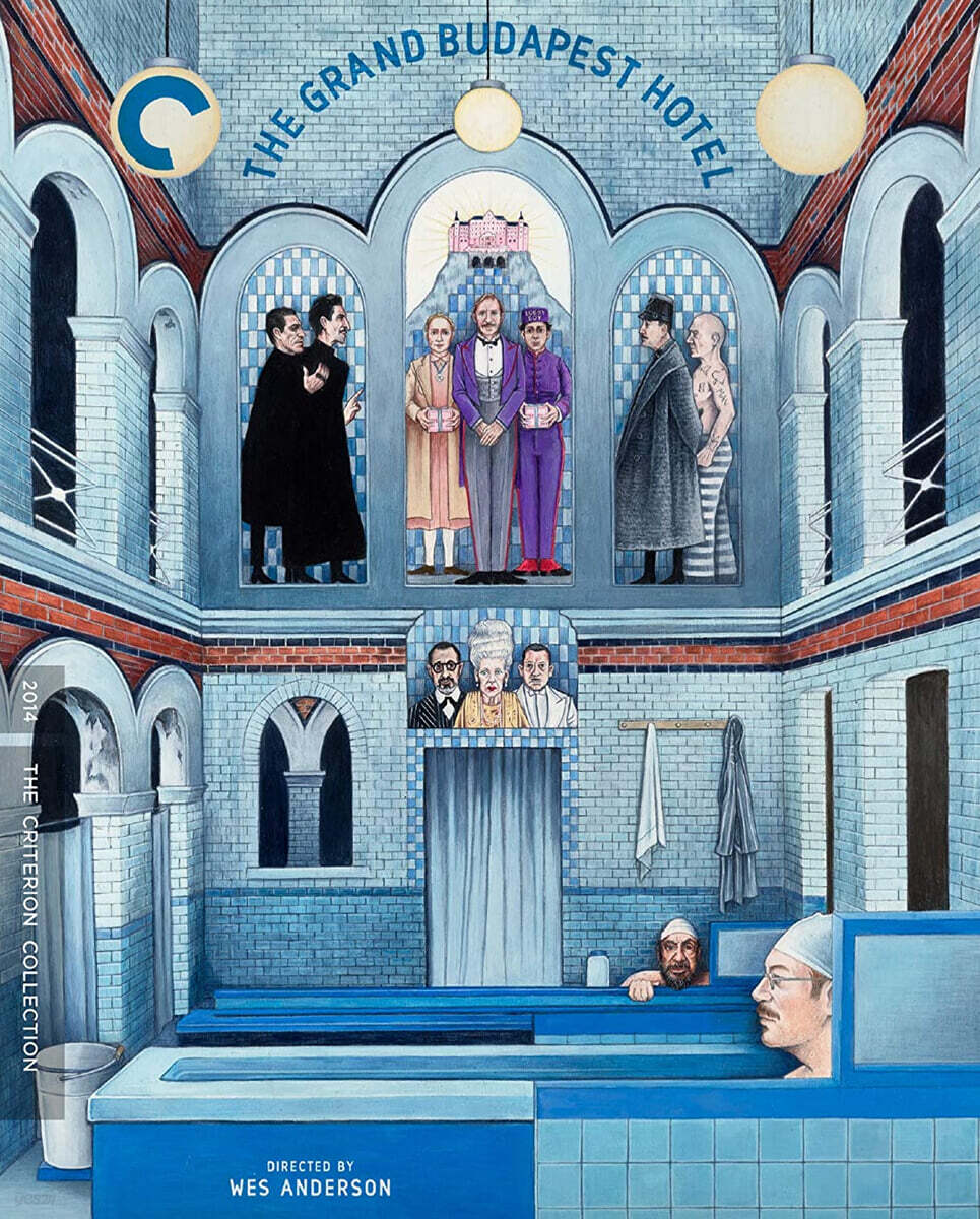 The Grand Budapest Hotel Blu-ray 1-Disc Korea Import Region A English Sub