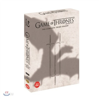 Game Of Thrones Season 3 Blu-ray 5-Disc Korea Import Region A English Sub