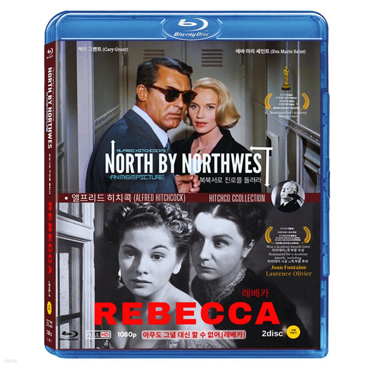 Alfred Hitchcock [알프레드 히치콕] 베스트 명작 Blu-ray 2-Disc Korea Import Region A