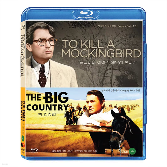 To Kill A Mockingbird+the Big Country BD 2disc Blu-ray 2-Disc Korea Import