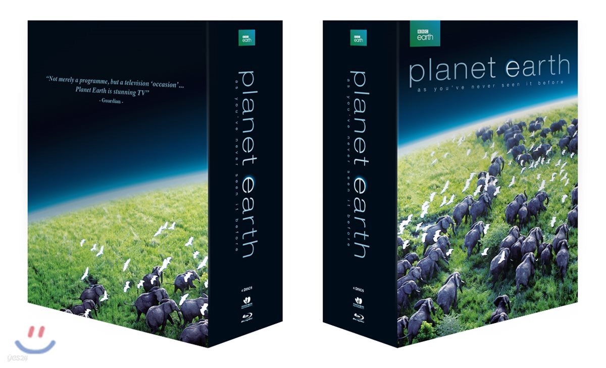 Planet Earth Fe Blu-ray 4-Disc Documentary Korea Import Region A English Sub