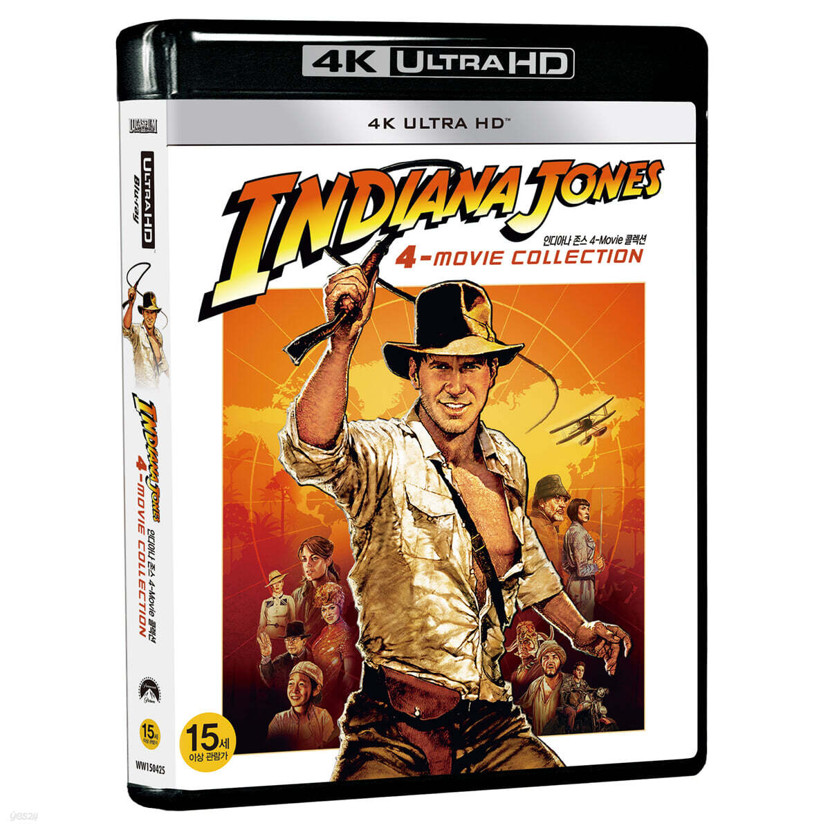 Indianajonseu 4-film Kolreksyeon 4K UHD Blu-ray 4-Disc Korea Import Region Free