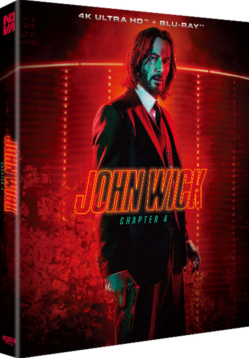 John Wick: Chapter 4 4K UHD Blu-ray Slipcase Limited Edition 2-Disc Korea Import