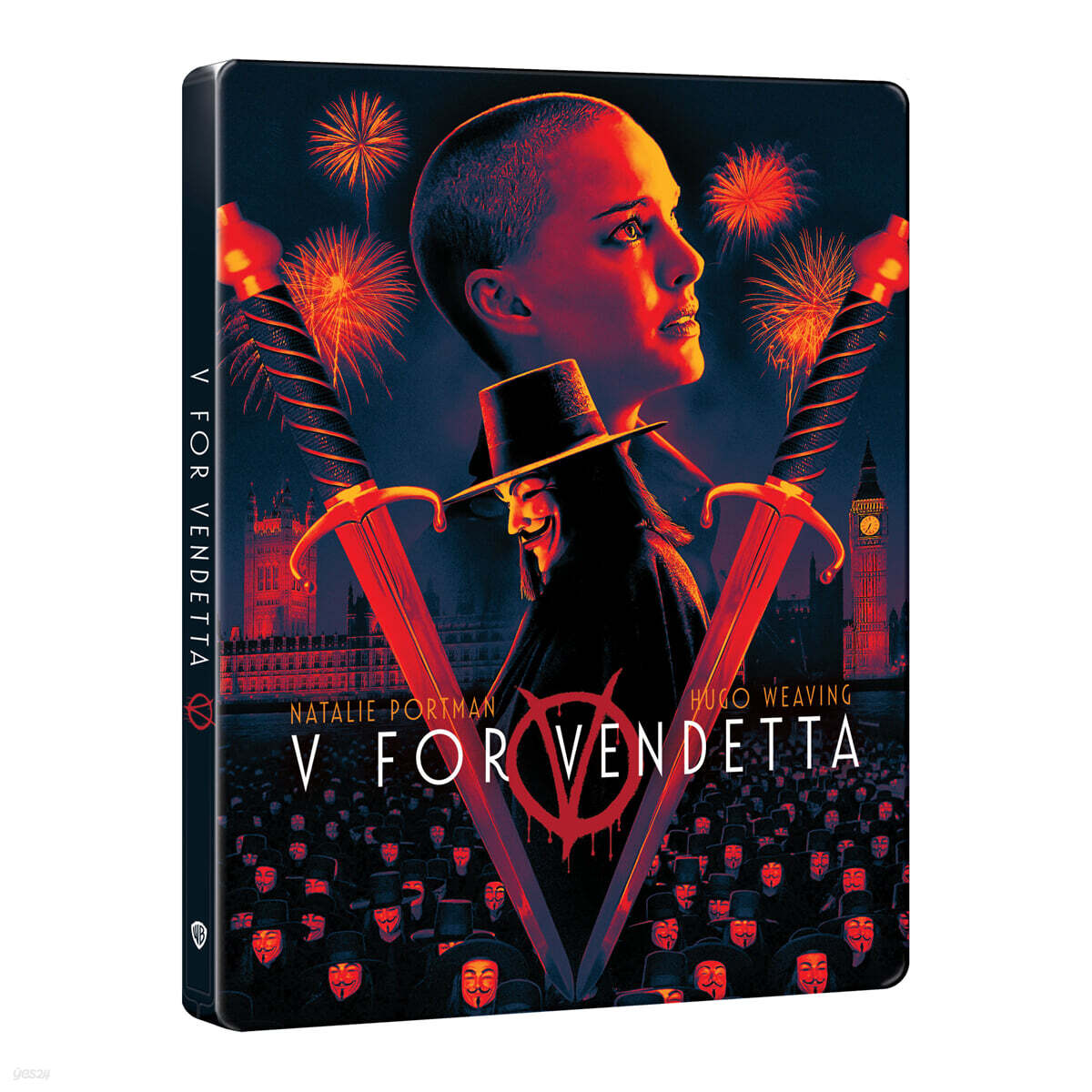 V For Vendetta (2006) 4K UHD Blu-ray Steelbook Limited Edition 2-Disc Korea Import