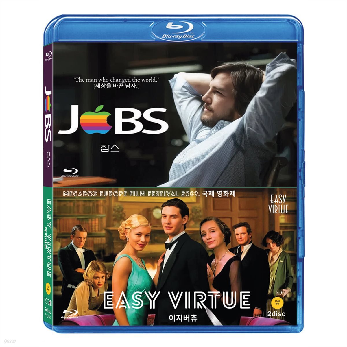 Jobs BD /Easy Virtue BD Blu-ray Korea Import Region A English Sub