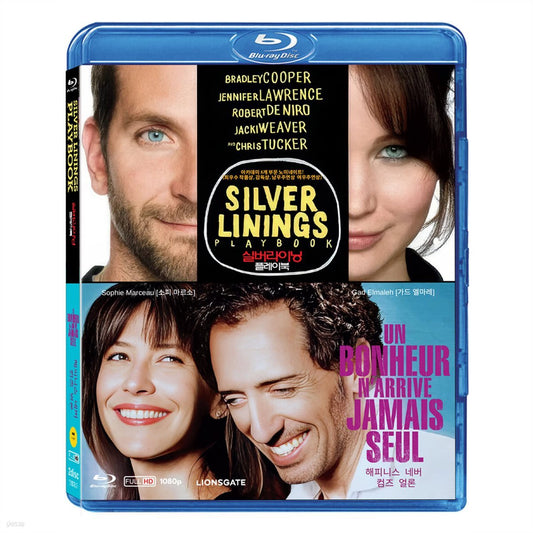 Silver Linings Playbook/happiness Never Comes Alone Blu-ray 2-Disc Korea Import