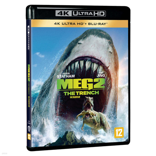 Meg 2: The Trench 4K UHD Blu-ray 2-Disc Korea Import Region Free English Sub