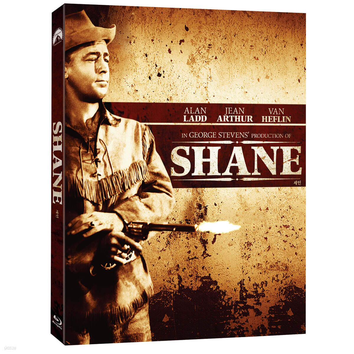 Shane Blu-ray Slipcase Limited Edition 1-Disc Korea Import Region A English Sub