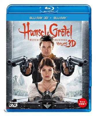 Hansel And Gretel - Witch Hunters 3d & 2d BD Blu-ray 2-Disc Korea Import Region A