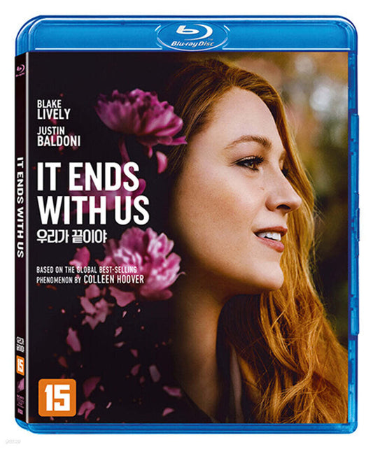 It Ends With Us BD Blu-ray 1-Disc Korea Import Region A English Sub