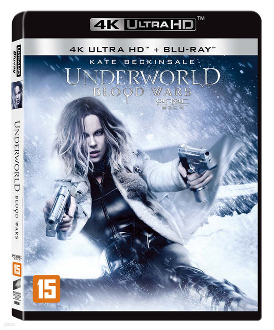 Underworld: Blood Wars 4K UHD Blu-ray 2-Disc Korea Import Region Free English Sub