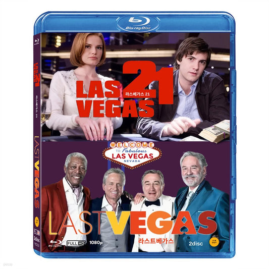 Last Vegas + 21last Vegas Blu-ray 2-Disc Korea Import Region A English Sub