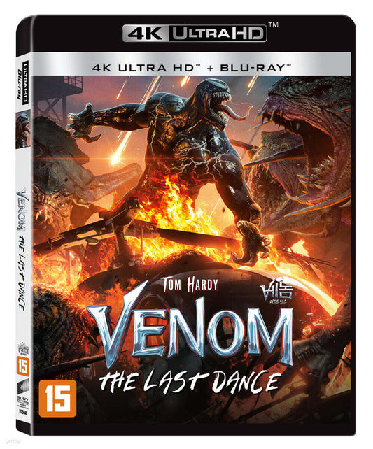 Venom: The Last Dance 4K UHD Blu-ray 2-Disc Korea Import Region Free English Sub