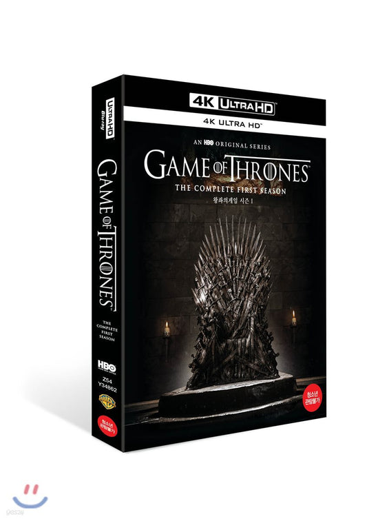 Game Of Thrones Season 1 4K UHD Blu-ray 4-Disc Korea Import Region Free