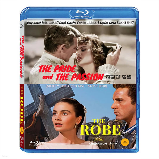 [Blu Ray - Widescreen] The Robe /The Pride And The Passion Blu-ray 2-Disc Region A