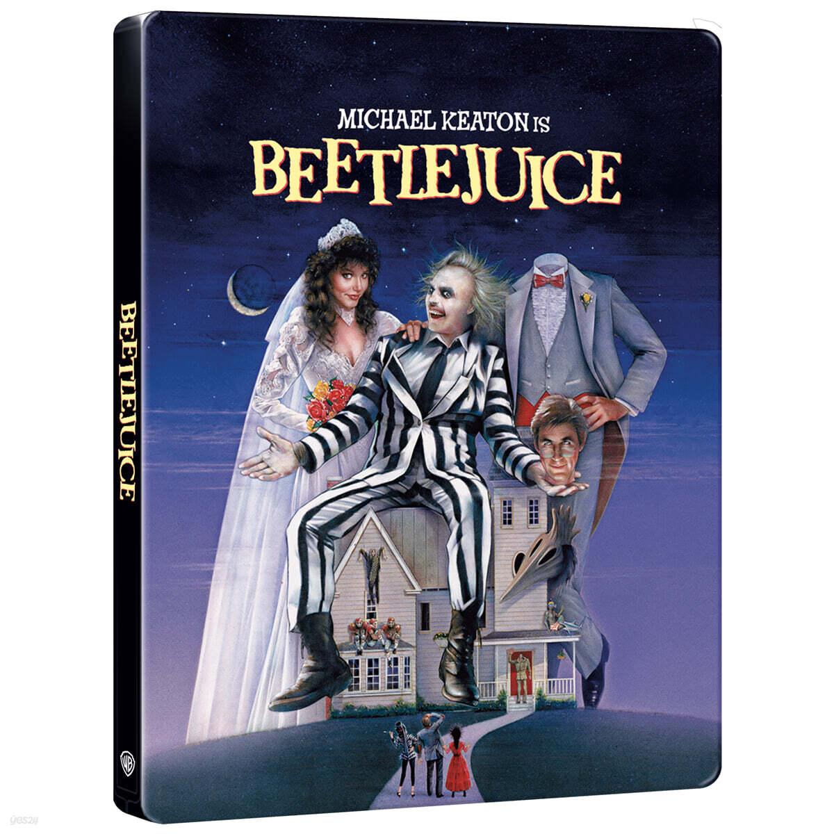 비틀쥬스 (Beetlejuice) 4K UHD Blu-ray Steelbook Limited Edition 2-Disc Korea Import