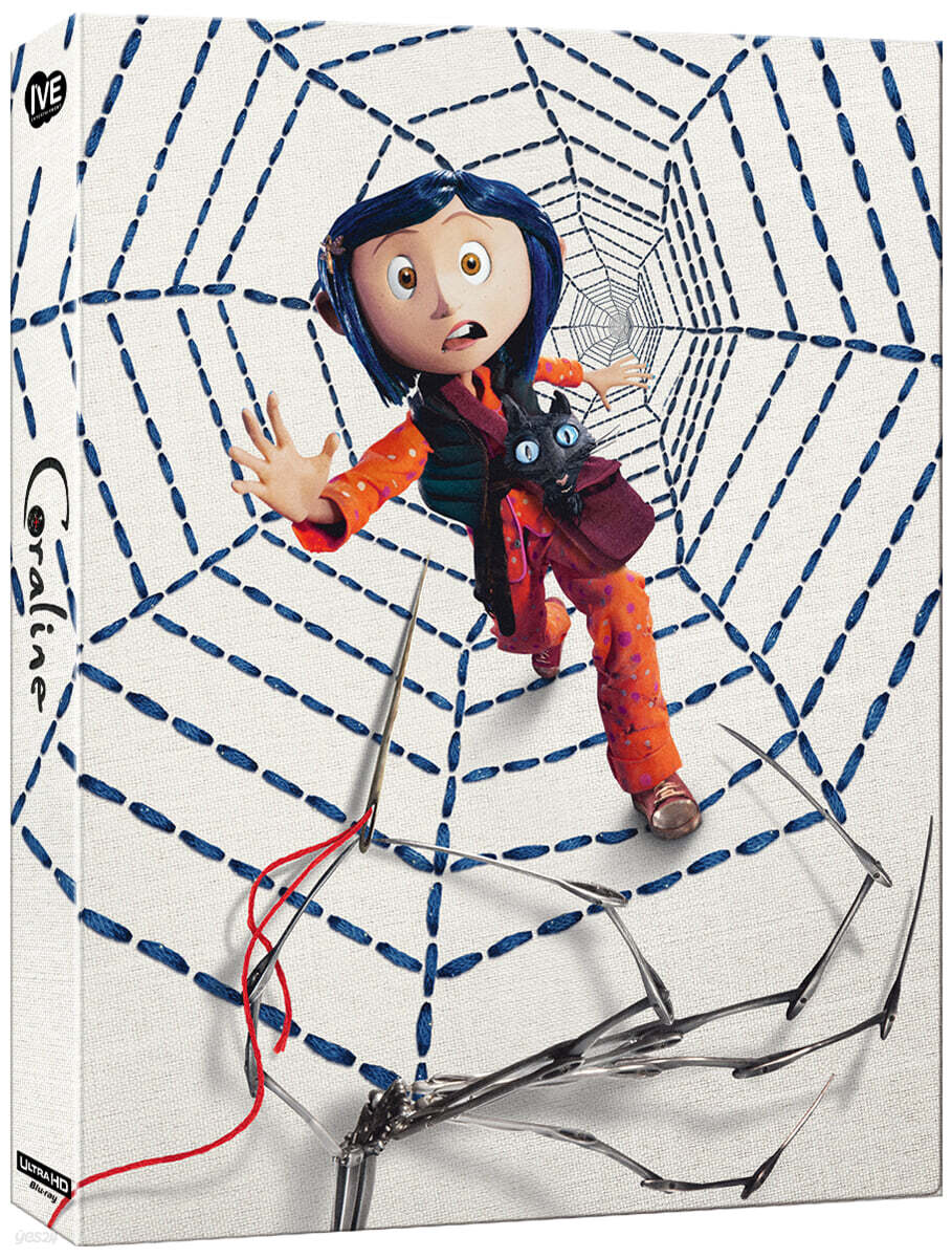 Coraline 2009 4K UHD Blu-ray Slipcase Limited Edition 2-Disc Korea Import
