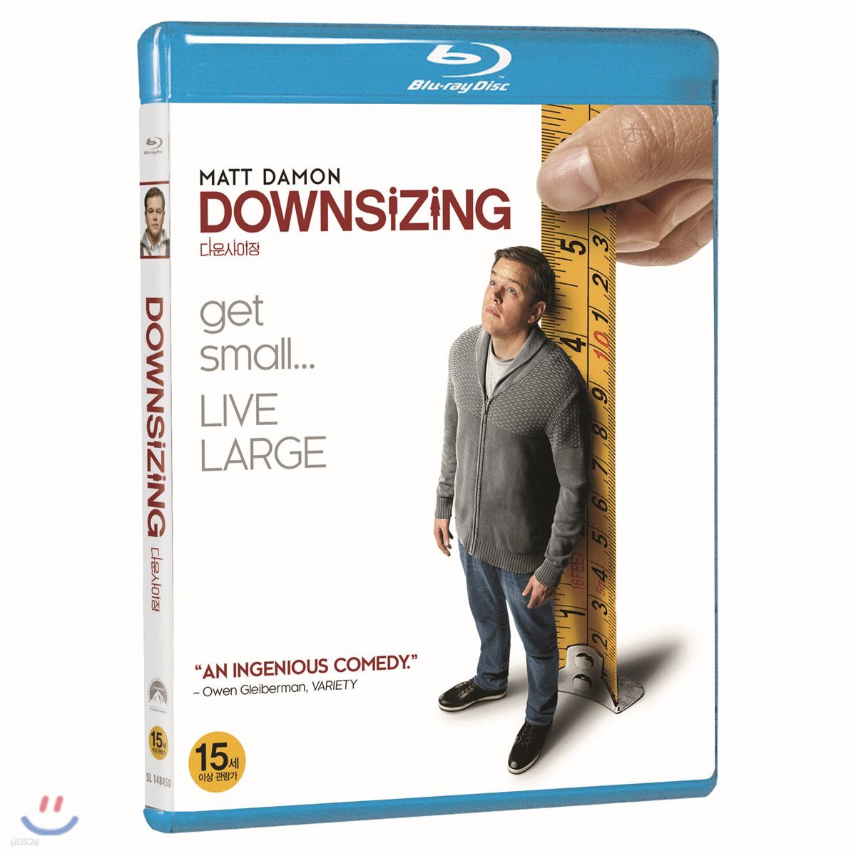 Downsizing Blu-ray 1-Disc Korea Import Region A English Sub