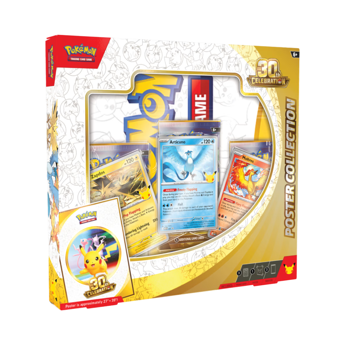 Pokemon 30th Celebration Poster Collection Box Booster Box English Ver Sealed