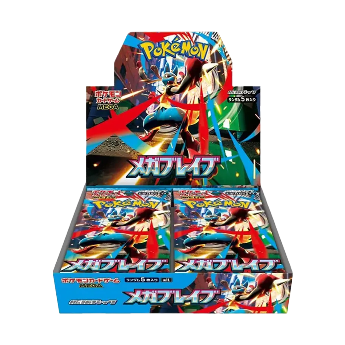 Pokemon Mega Expansion Pack Mega Brave Box Booster Box Japanese Ver Sealed