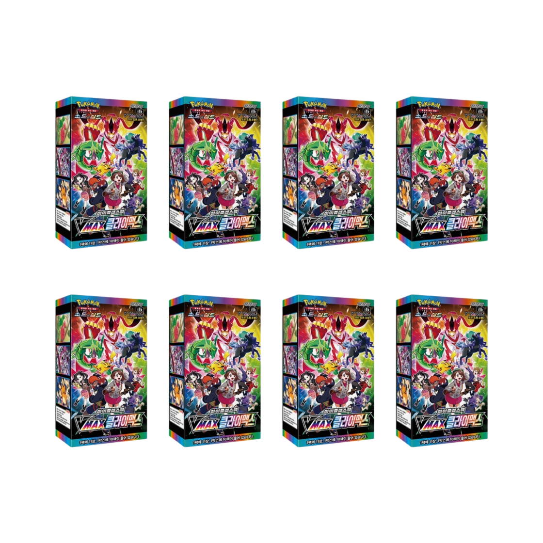 Pokemon TCG Sword & Shield High Class Pack Vmax Climax 8 Boxes Korean Ver Sealed