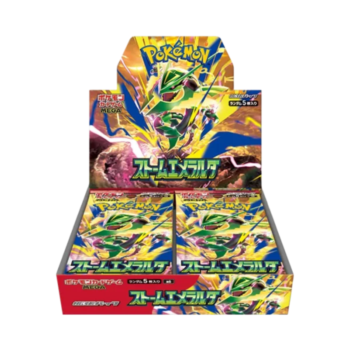 Pokemon MEGA Expansion Pack Storm Emeralda Booster Box Japanese Ver Sealed